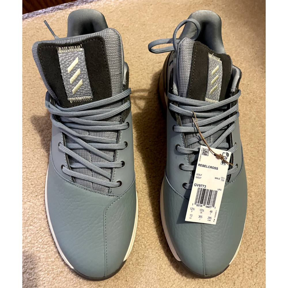 Men's Adidas REBELCROSS Spikeless Golf Magic Grey/Blue | size 13 | GV9773 NWT